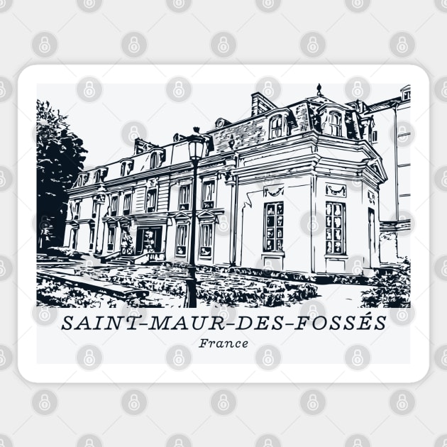 Saint-Maur-des-Fossés - France Sticker by Lakeric